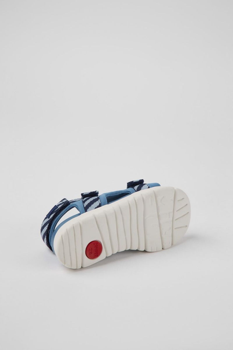 Blue Boys' Camper Oruga Textile Sandals | 4651079-PM