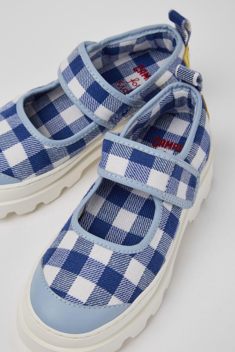 Blue Girls' Camper Brutus Mary Jane Slip On | 0826475-AI