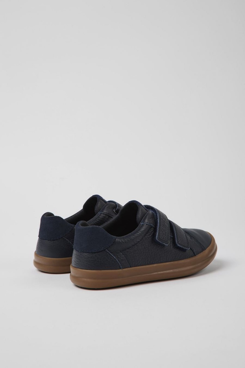 Blue Girls' Camper Pursuit Leather Nubuck Sneakers | 0162375-AY