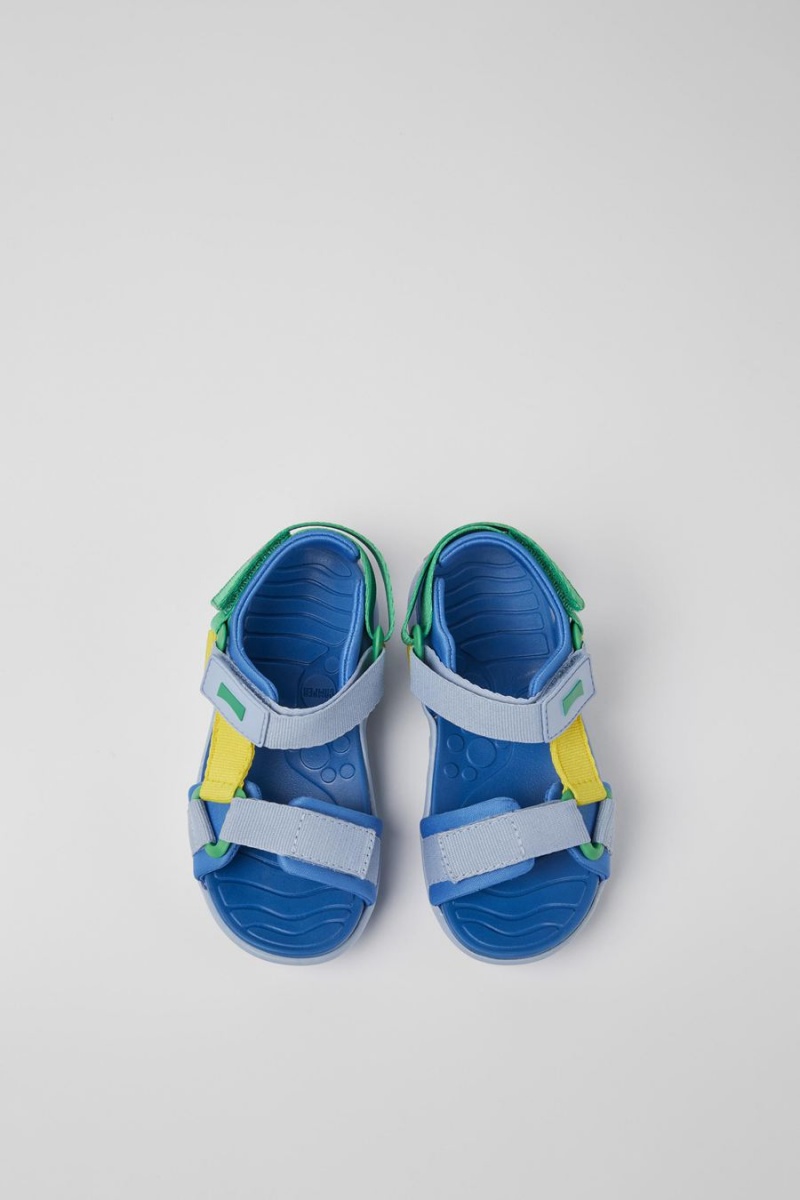 Blue Girls' Camper Wous Sandals | 0796532-DF