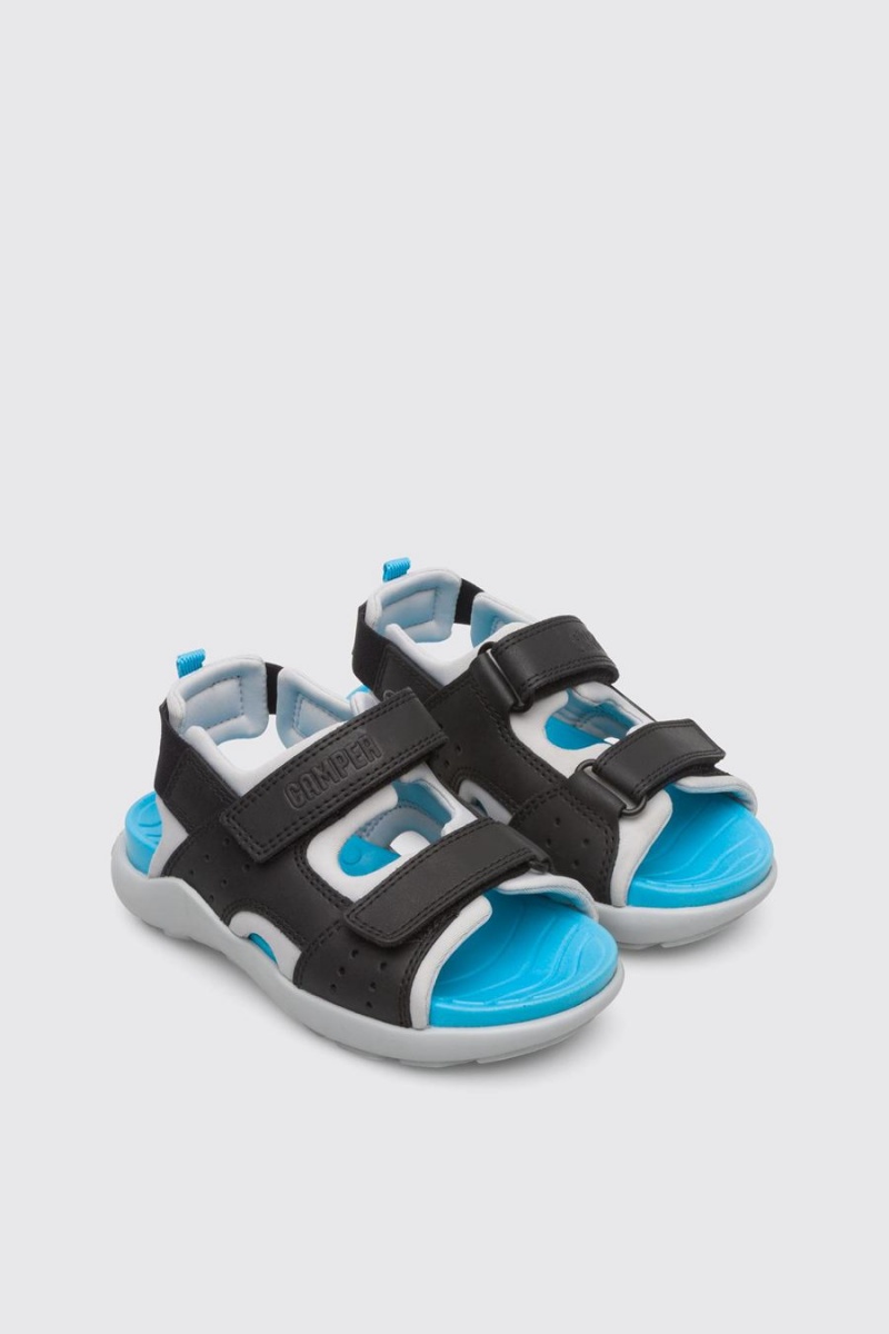 Blue Girls' Camper Wous Sandals | 1345908-UK