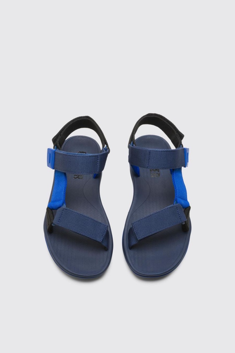 Blue Men's Camper Match Sandals | 4673258-KP