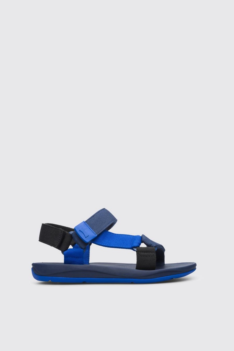 Blue Men's Camper Match Sandals | 4673258-KP