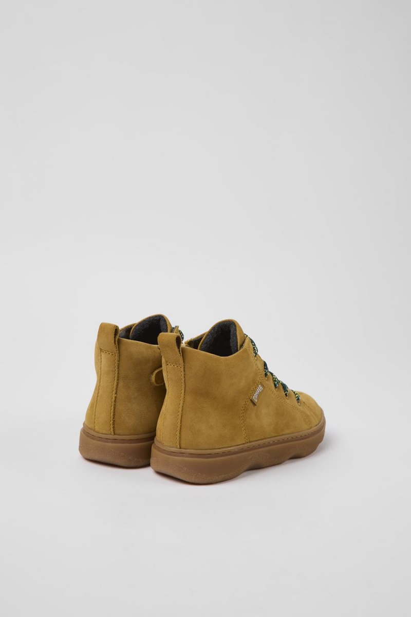 Brown Boys' Camper Nubuck Ankle Boots | 3894562-EG