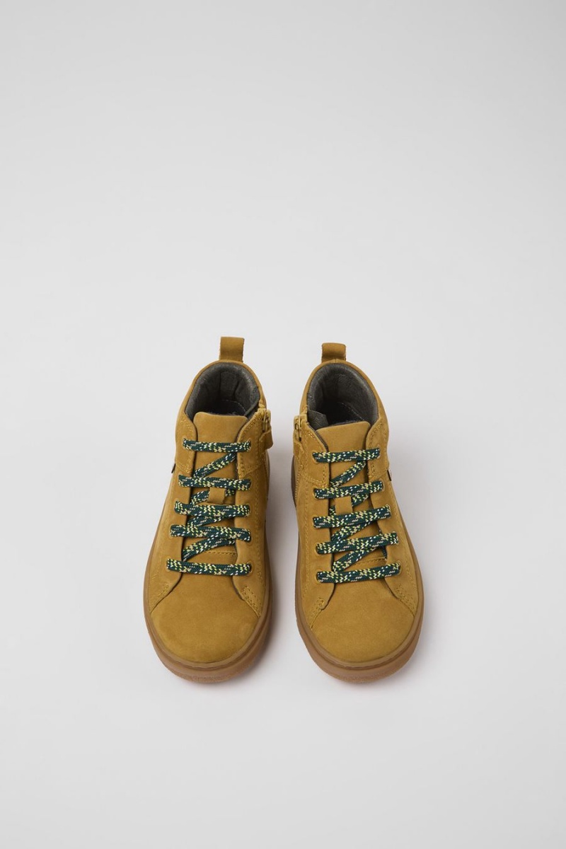 Brown Boys' Camper Nubuck Ankle Boots | 3894562-EG