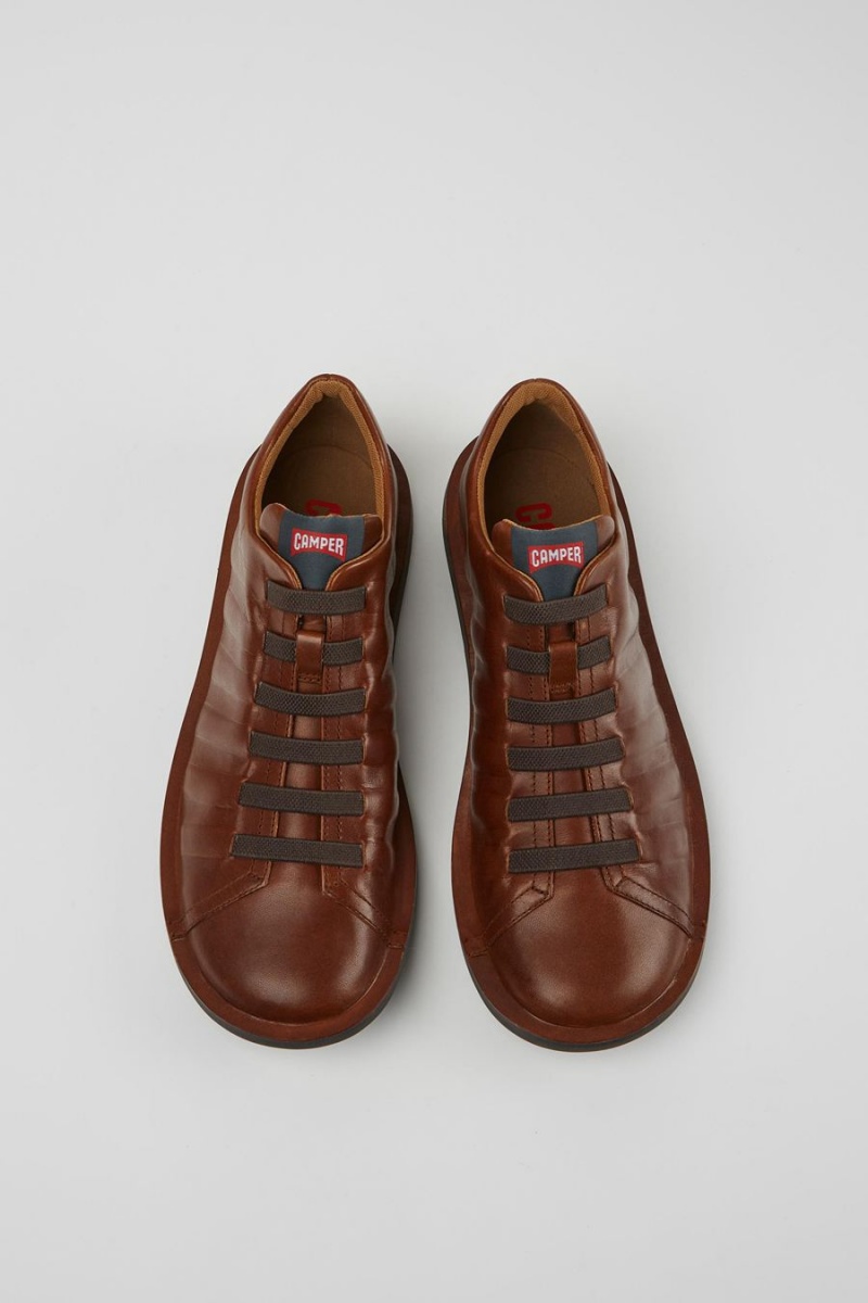 Brown Men's Camper Beetle Weight Sneakers | 9420185-GH