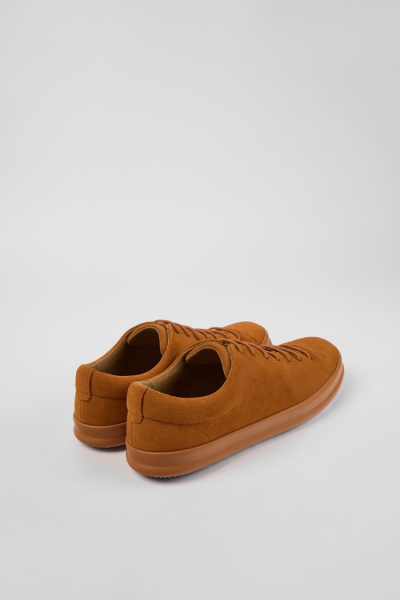 Brown Men's Camper Chasis Nubuck Sneakers | 6087123-BG