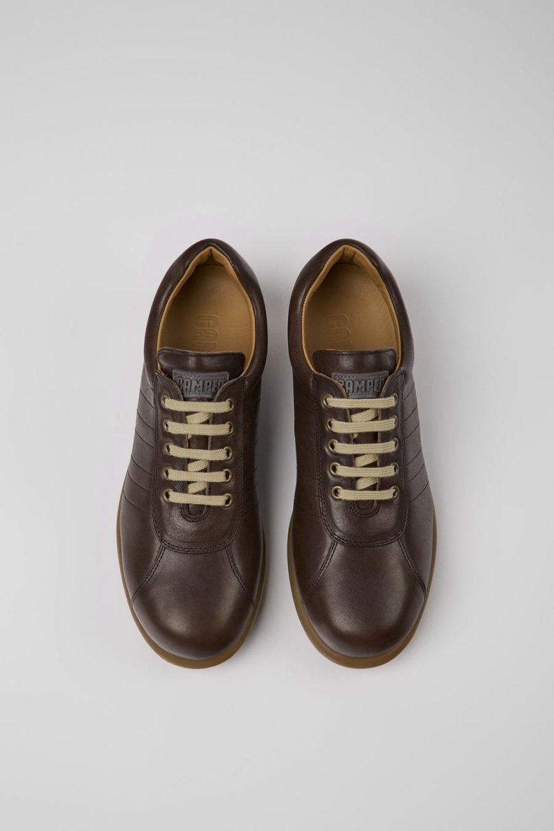 Brown Men's Camper Pelotas Iconic Sneakers | 7164239-LA