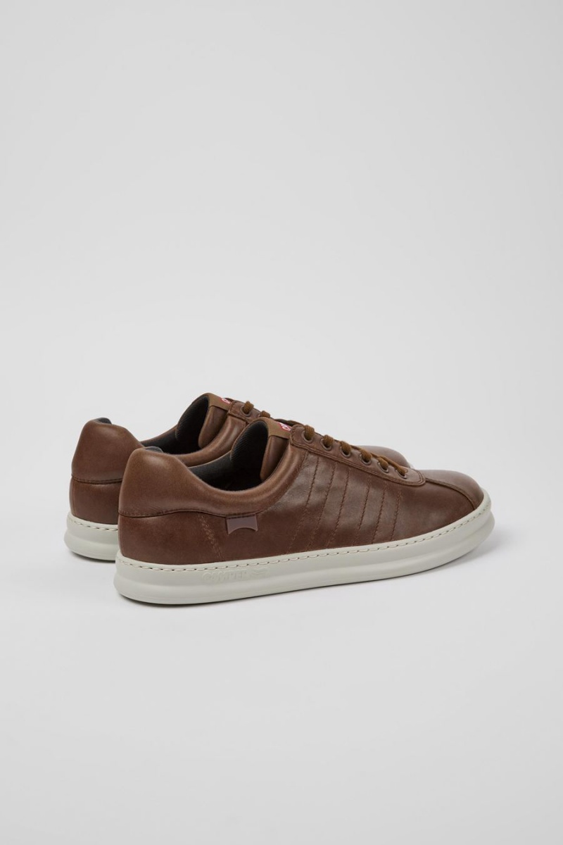 Brown Men's Camper Runner Sneakers | 9421357-QJ