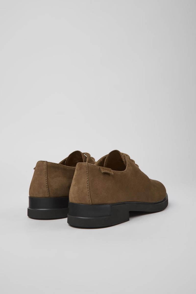 Brown Women's Camper Iman Nubuck Slip On | 4967510-RE