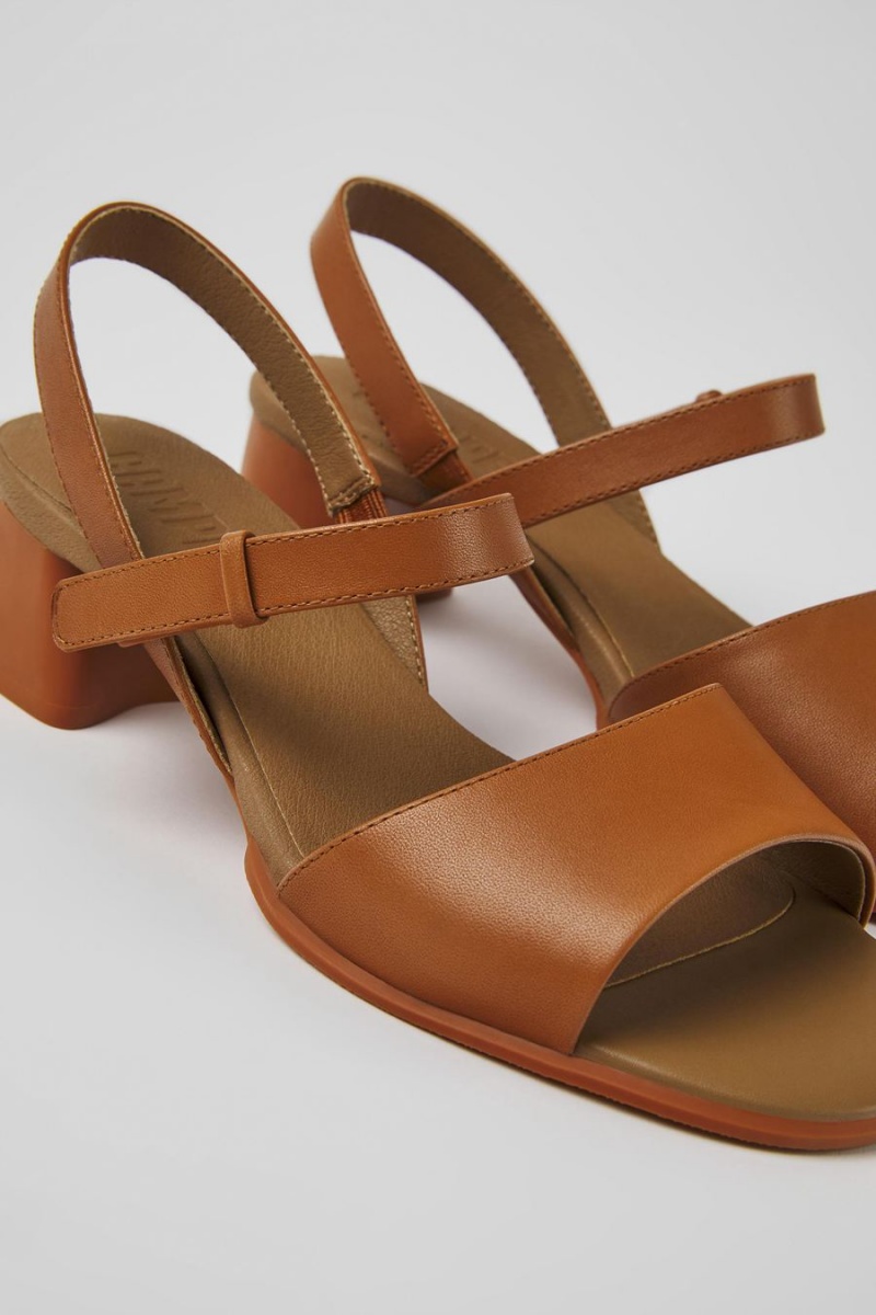 Brown Women's Camper Katie Strappy Sandals | 7650394-HG