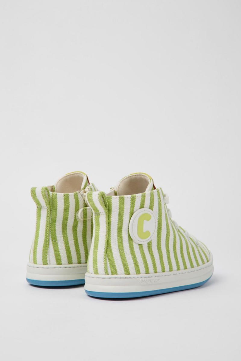 Green Girls' Camper Runner Textile Sneakers | 5469072-OC