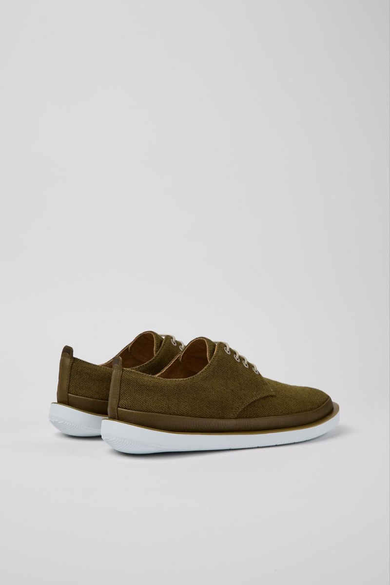 Green Men's Camper Wagon Sneakers | 7341298-SJ