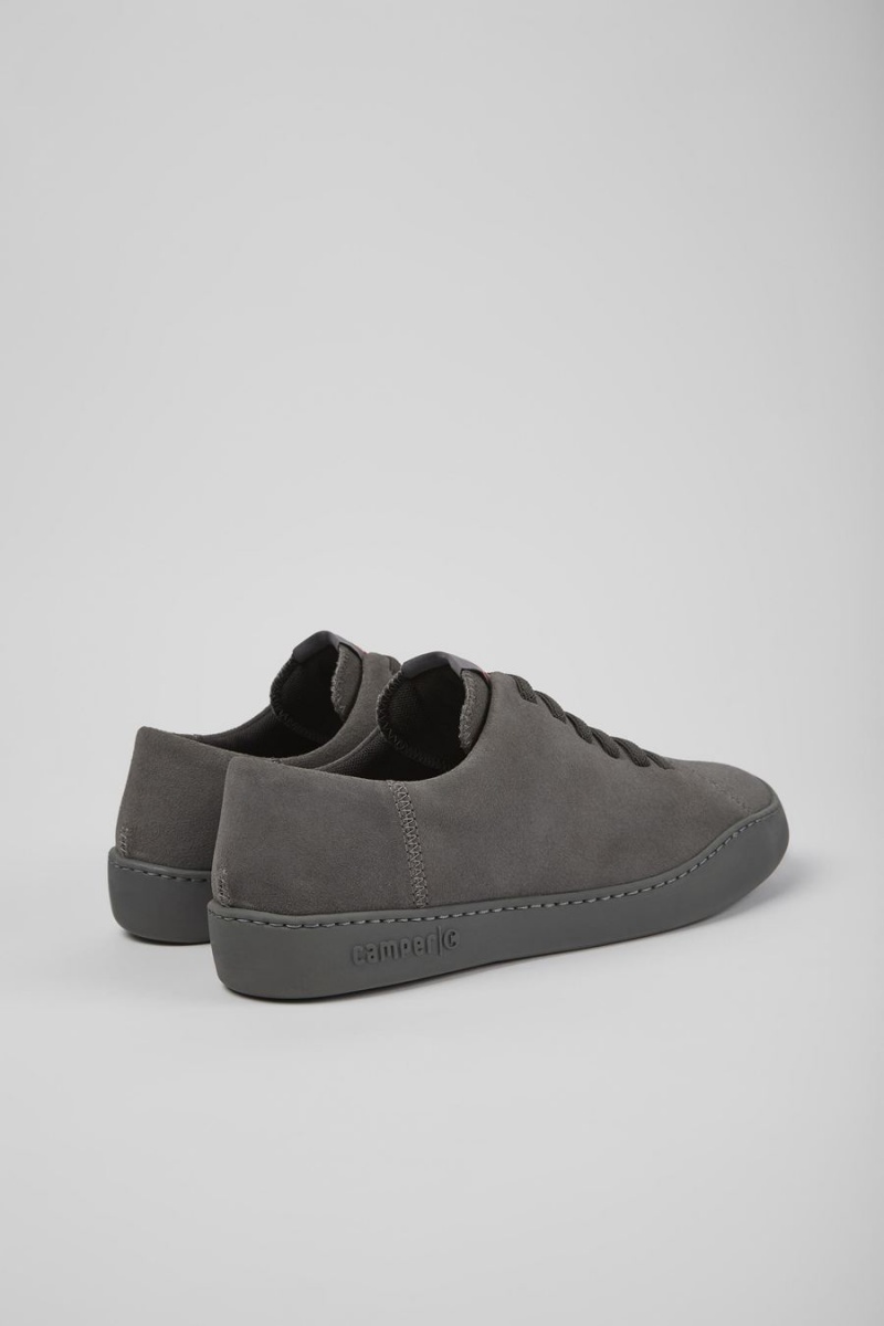 Grey Men's Camper Peu Touring Nubuck Sneakers | 9853724-MX