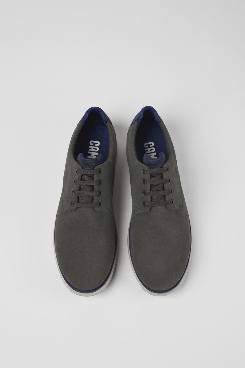 Grey Men's Camper Smith Sneakers | 0143982-BV