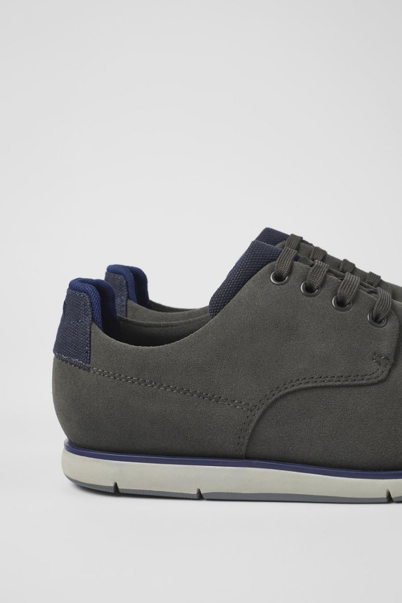 Grey Men's Camper Smith Sneakers | 0143982-BV