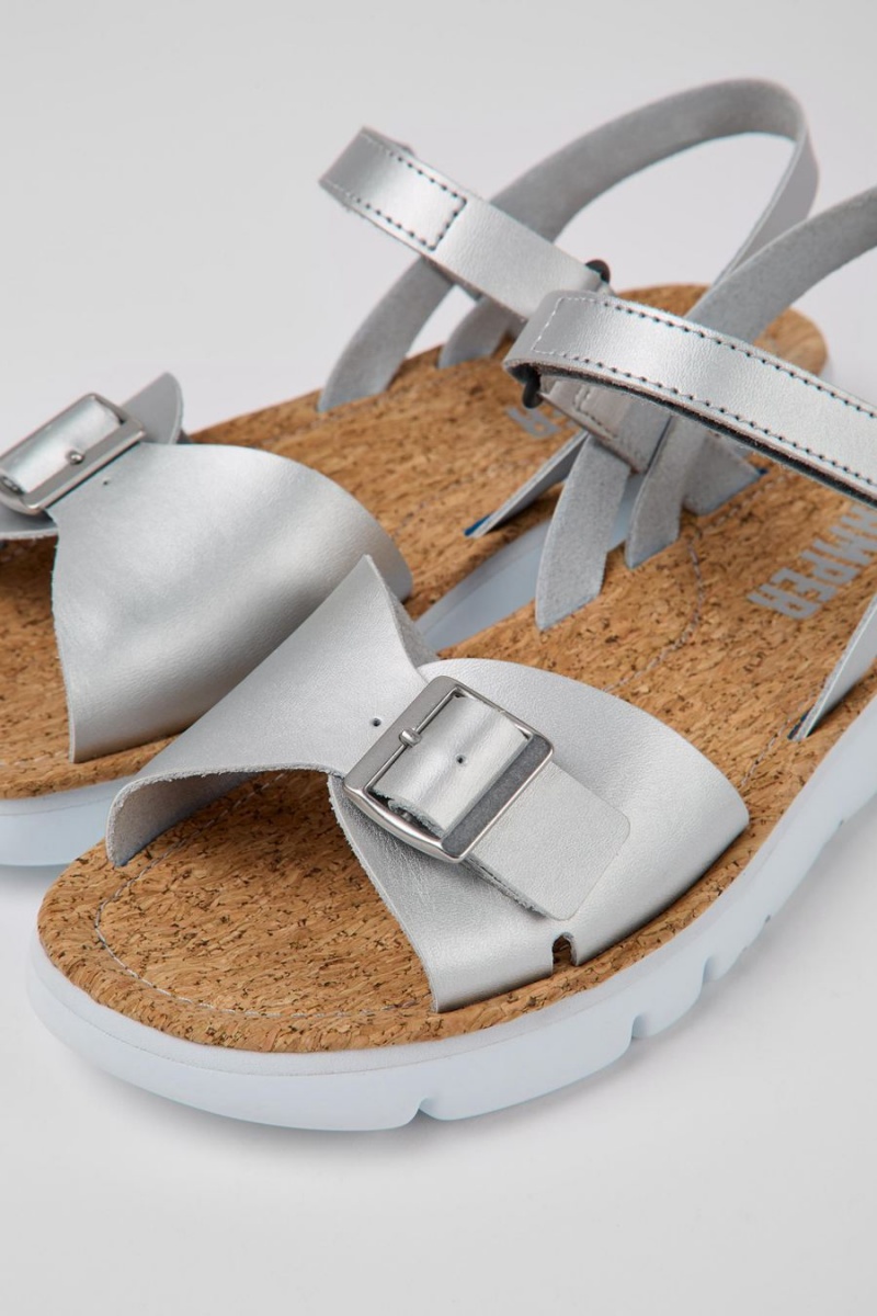 Grey Women's Camper Oruga Sandals | 5682930-YU