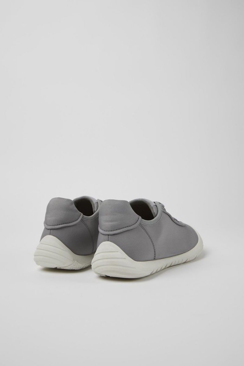 Grey Women's Camper Path Textile Sneakers | 8417023-VN