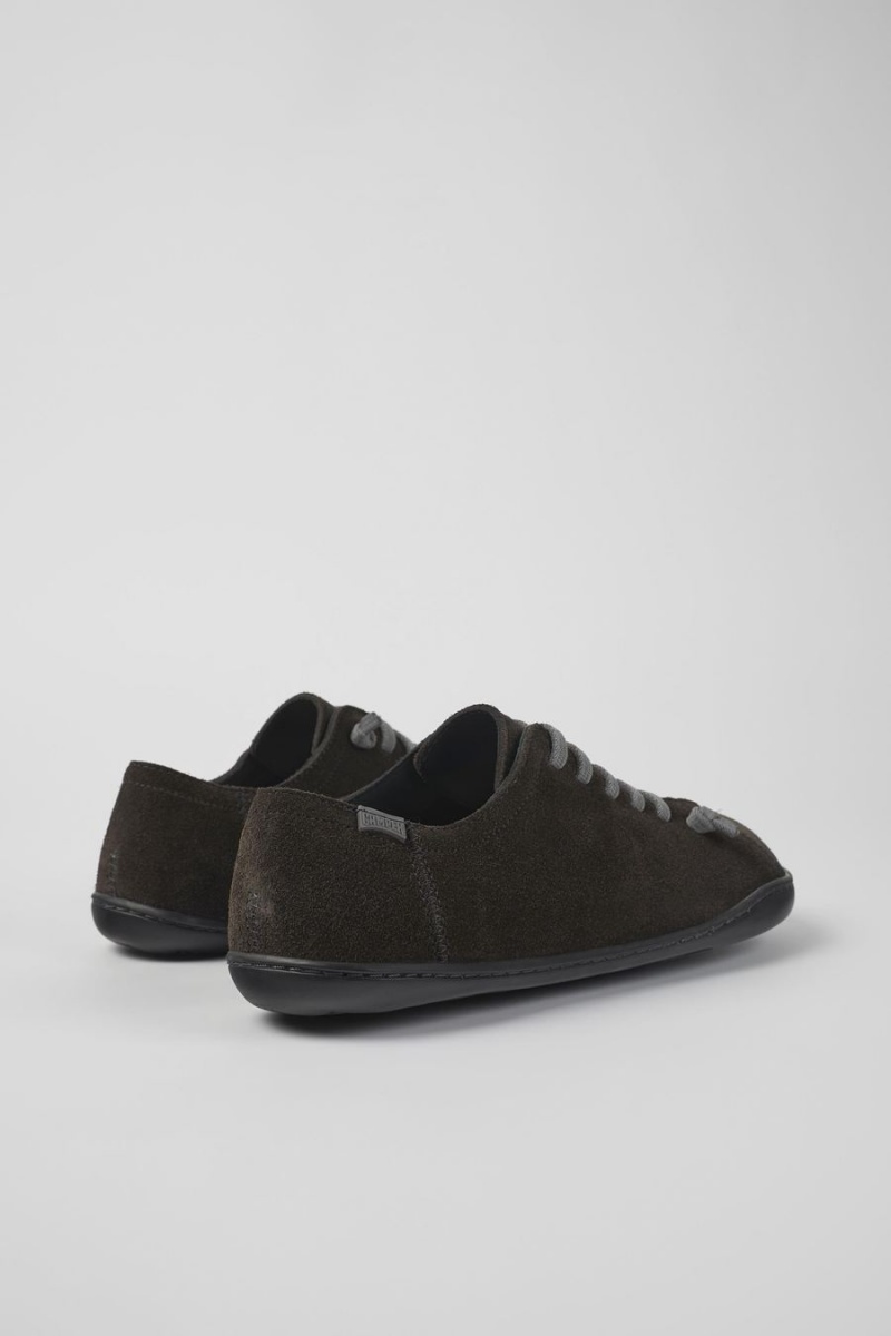 Grey Women's Camper Peu Nubuck Sneakers | 0975621-GQ