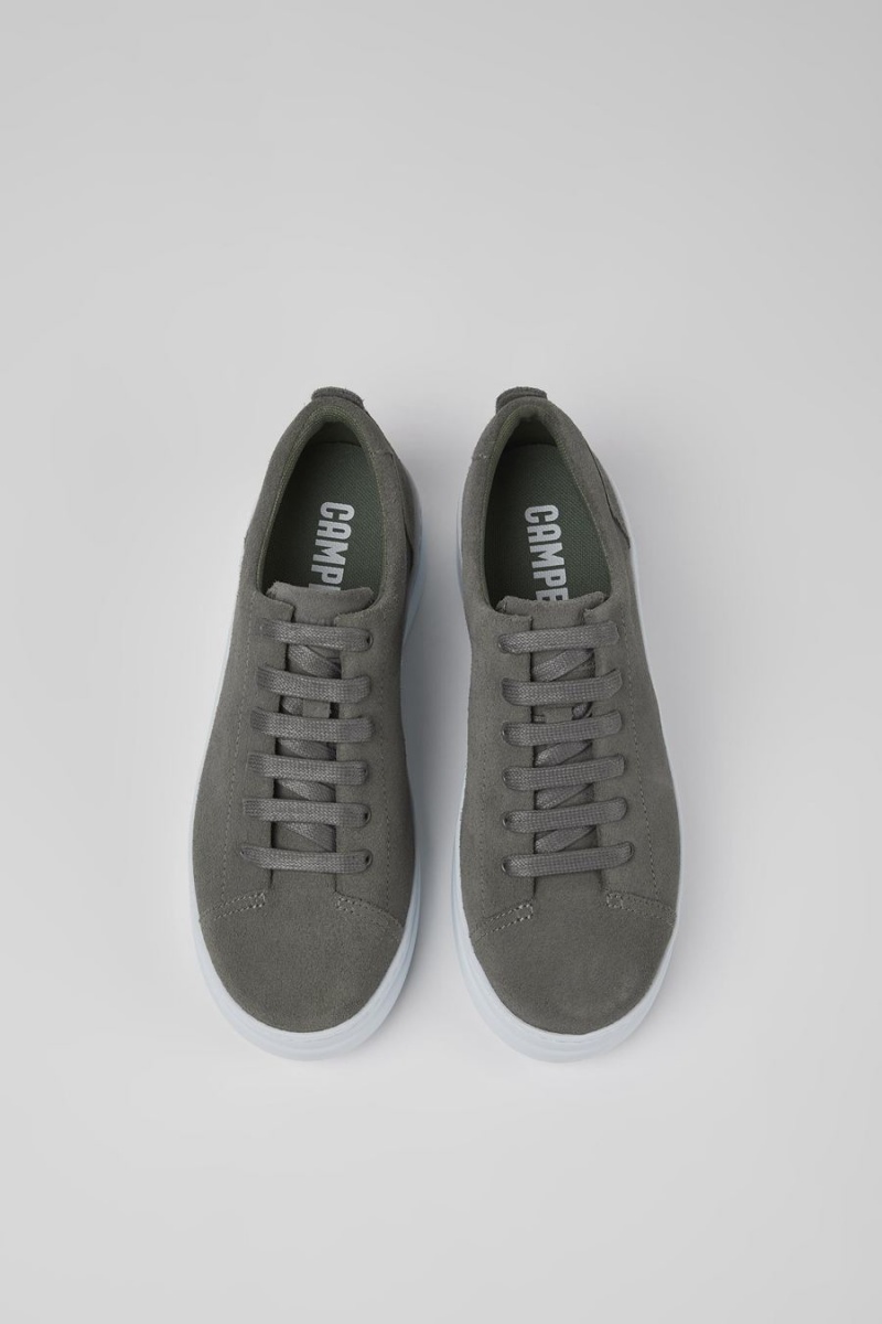 Grey Women's Camper Runner Up Nubuck Sneakers | 6487259-XU