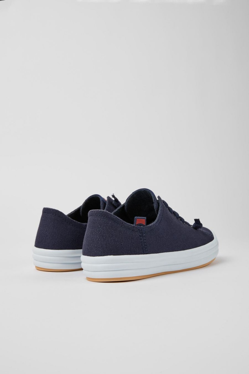 Navy Women's Camper Hoops Sneakers | 8945361-NS