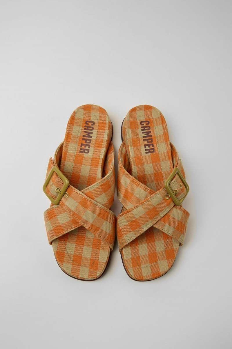 Orange Women's Camper Atonik Sandals | 0582134-JK