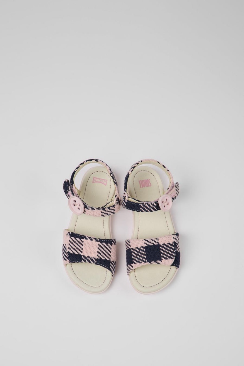 Pink Girls' Camper Twins Sandals | 3417968-SF