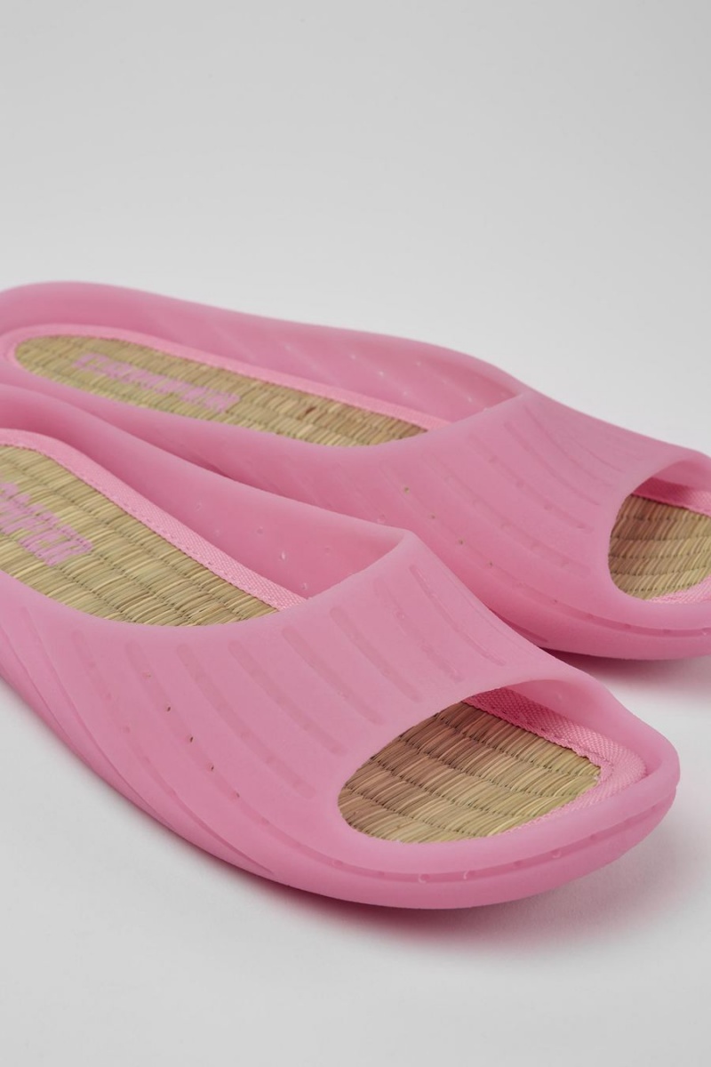 Pink Women's Camper Wabi Monomaterial Sandals | 7591830-XR