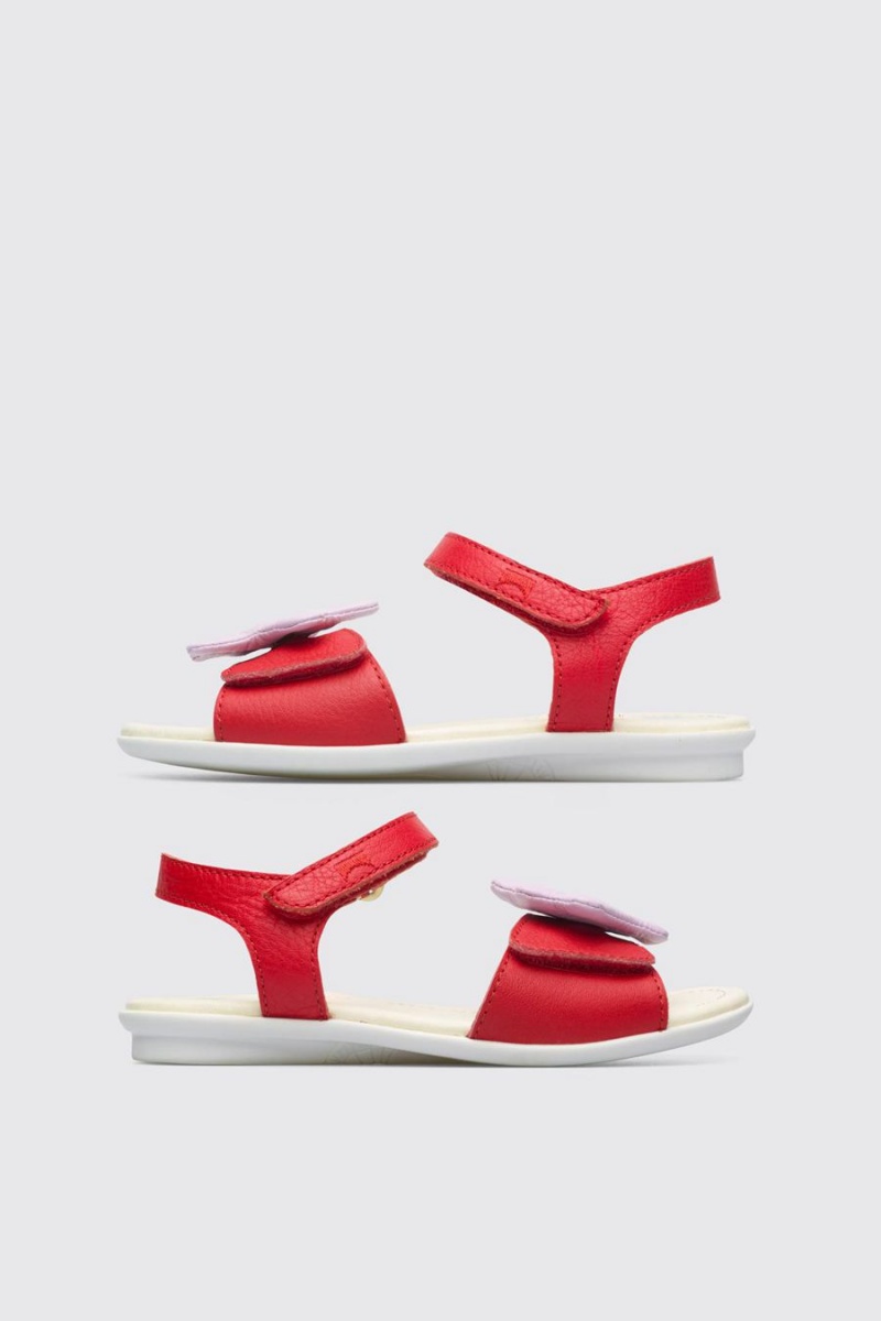 Red Girls' Camper Twins Sandals | 5384109-MW