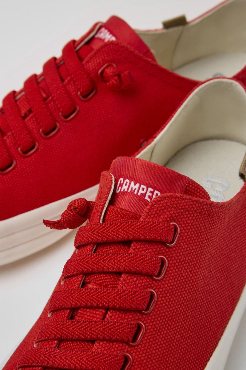 Red Women's Camper Hoops Sneakers | 1035798-GZ