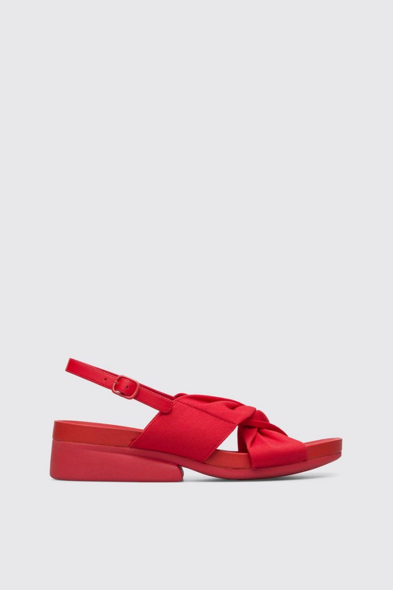 Red Women's Camper Minikaah Sandals | 3148752-CO