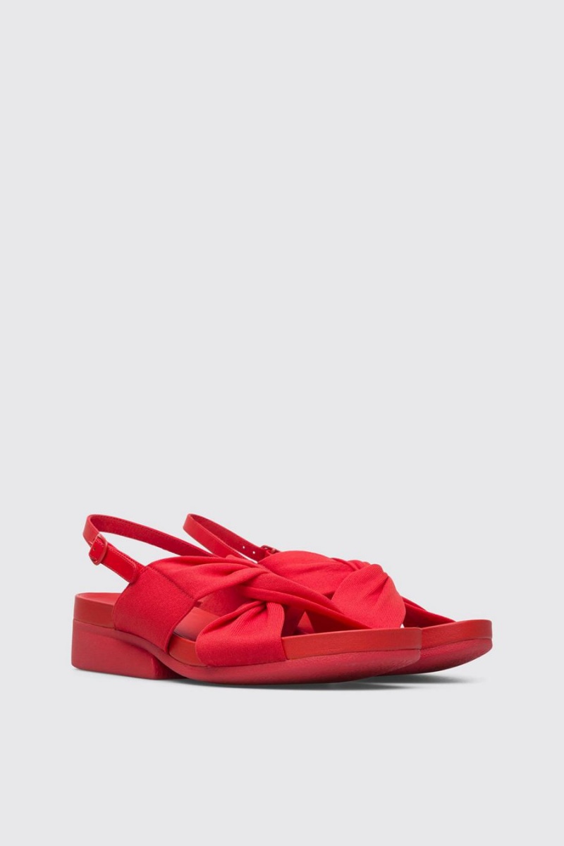 Red Women's Camper Minikaah Sandals | 3148752-CO