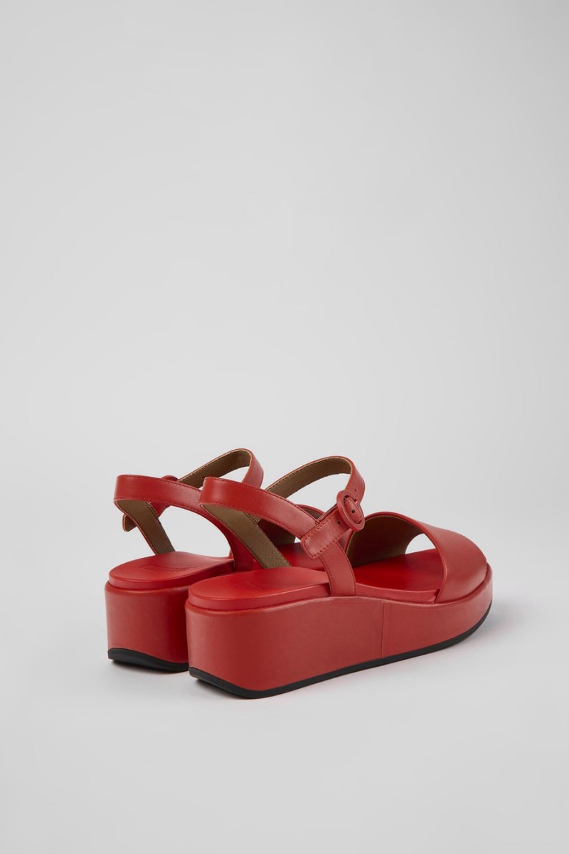 Red Women's Camper Misia Sandals | 7641083-ZI