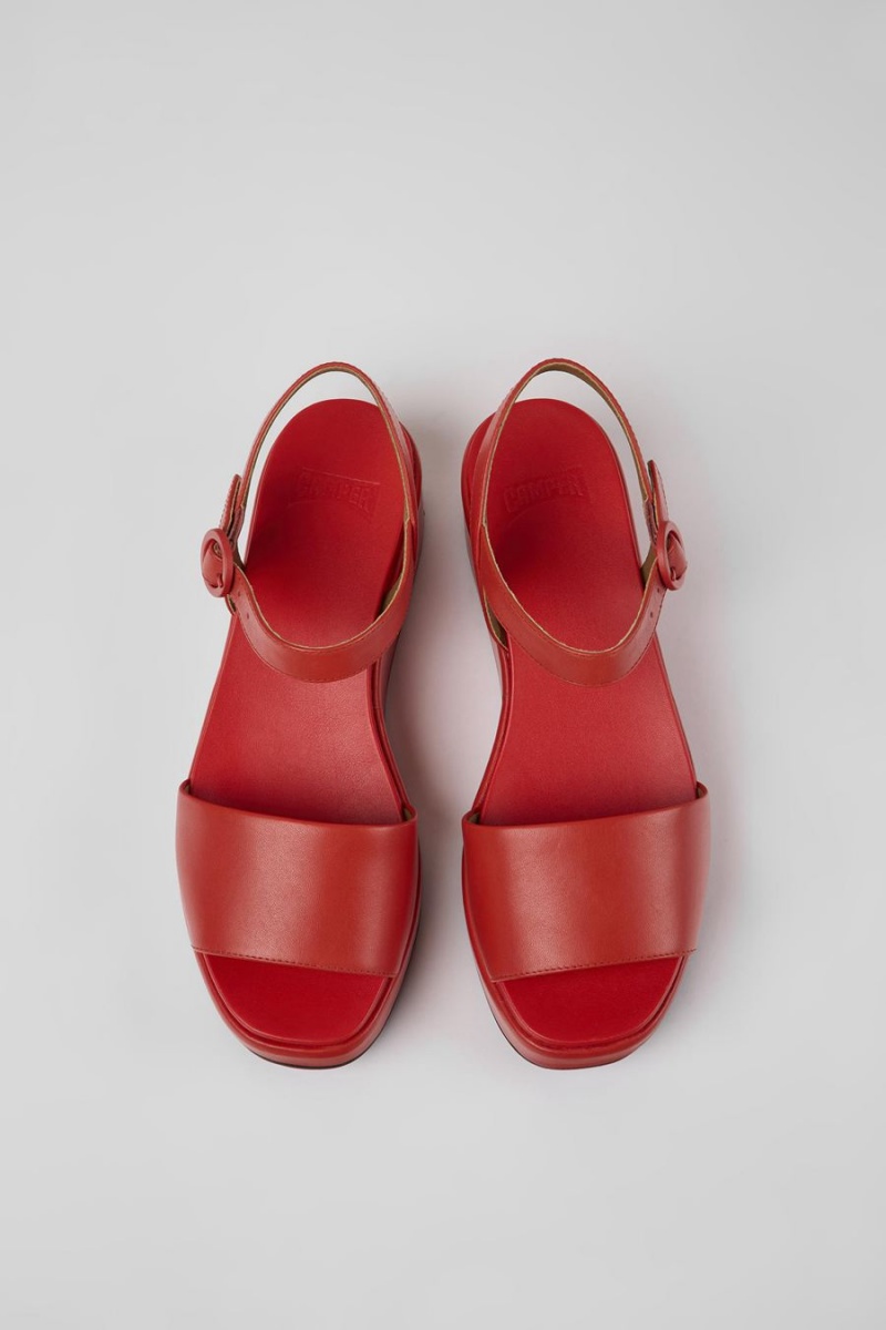 Red Women's Camper Misia Sandals | 7641083-ZI