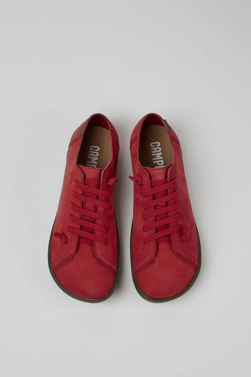 Red Women's Camper Peu Casual Sneakers | 3890264-OS