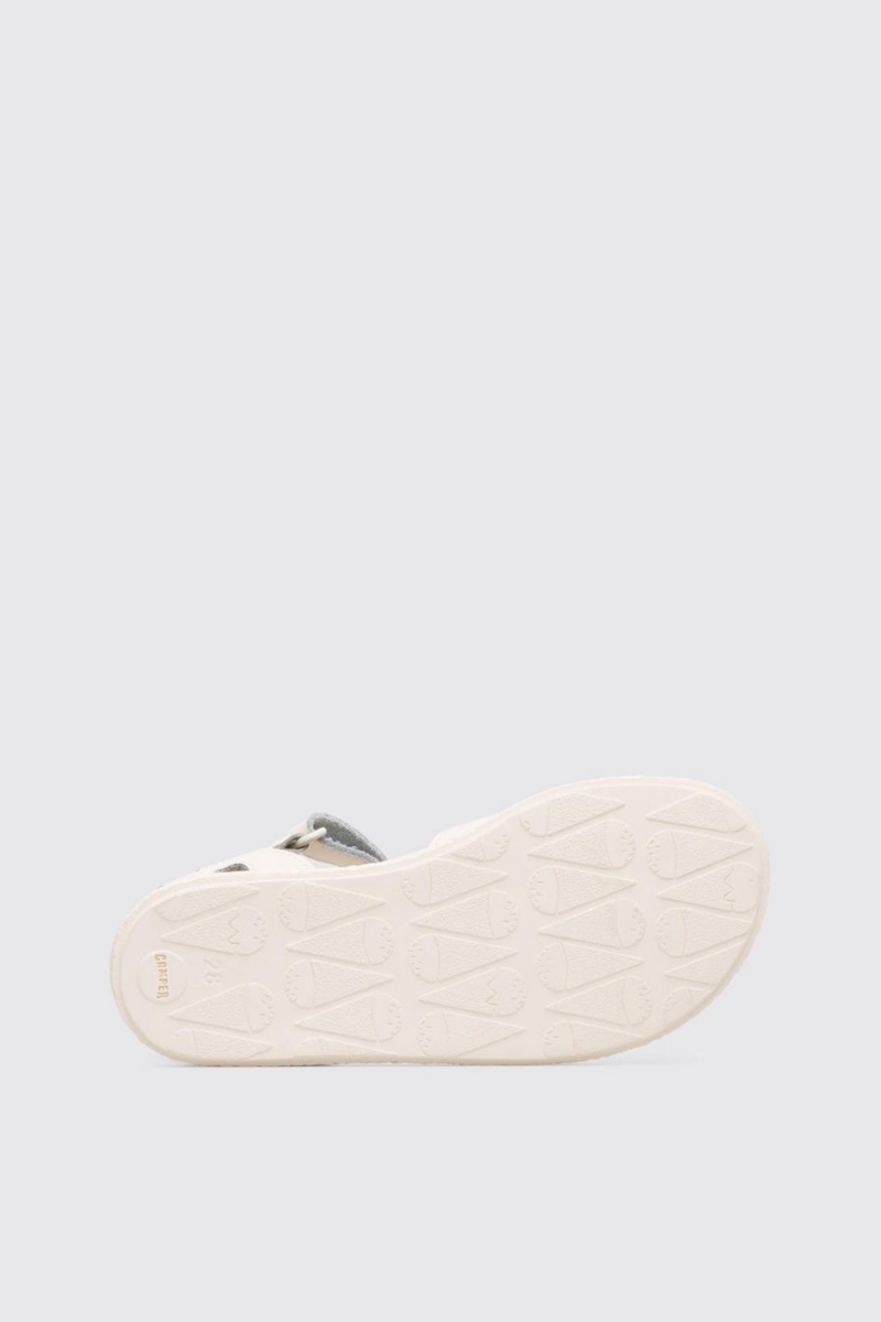 White Girls' Camper Miko Cream Sandals | 6478502-QW