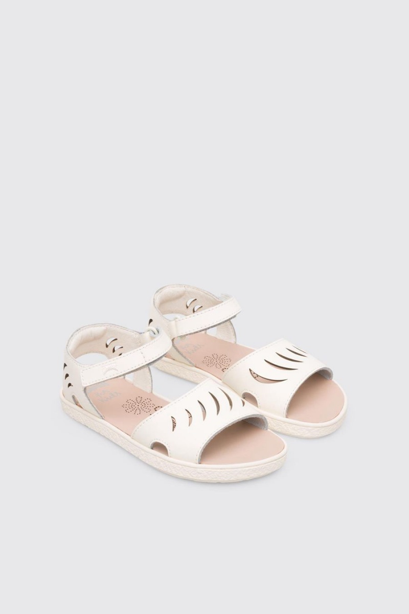 White Girls' Camper Miko Cream Sandals | 6478502-QW