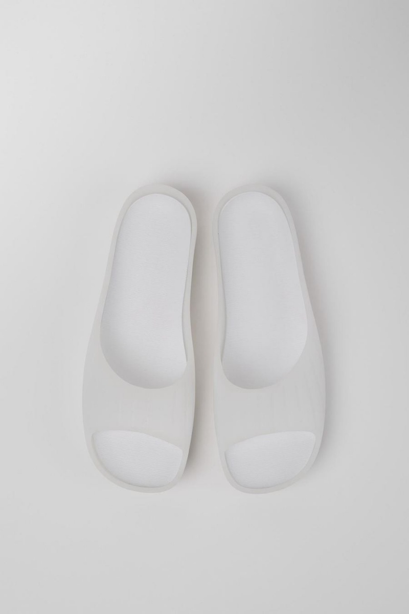 White Women's Camper Wabi Monomaterial Sandals | 4398670-TG