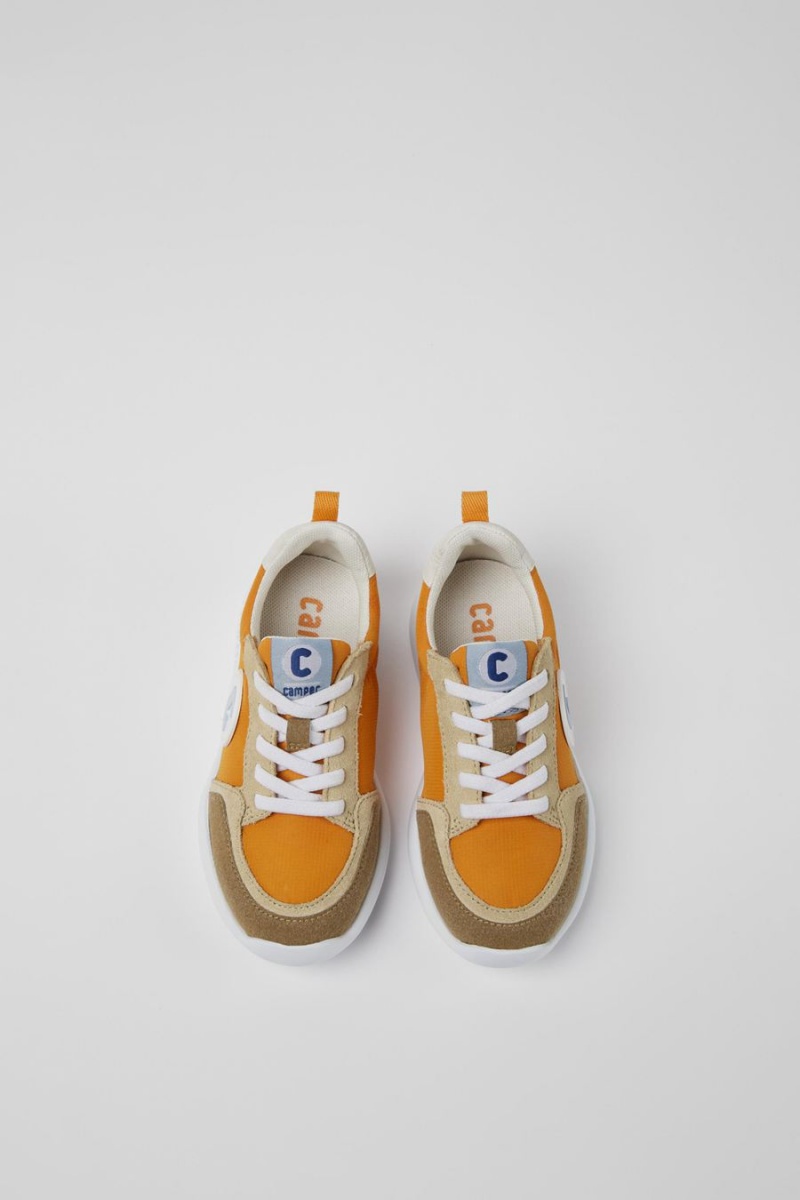 Yellow Girls' Camper Driftie Sneakers | 2836174-HA