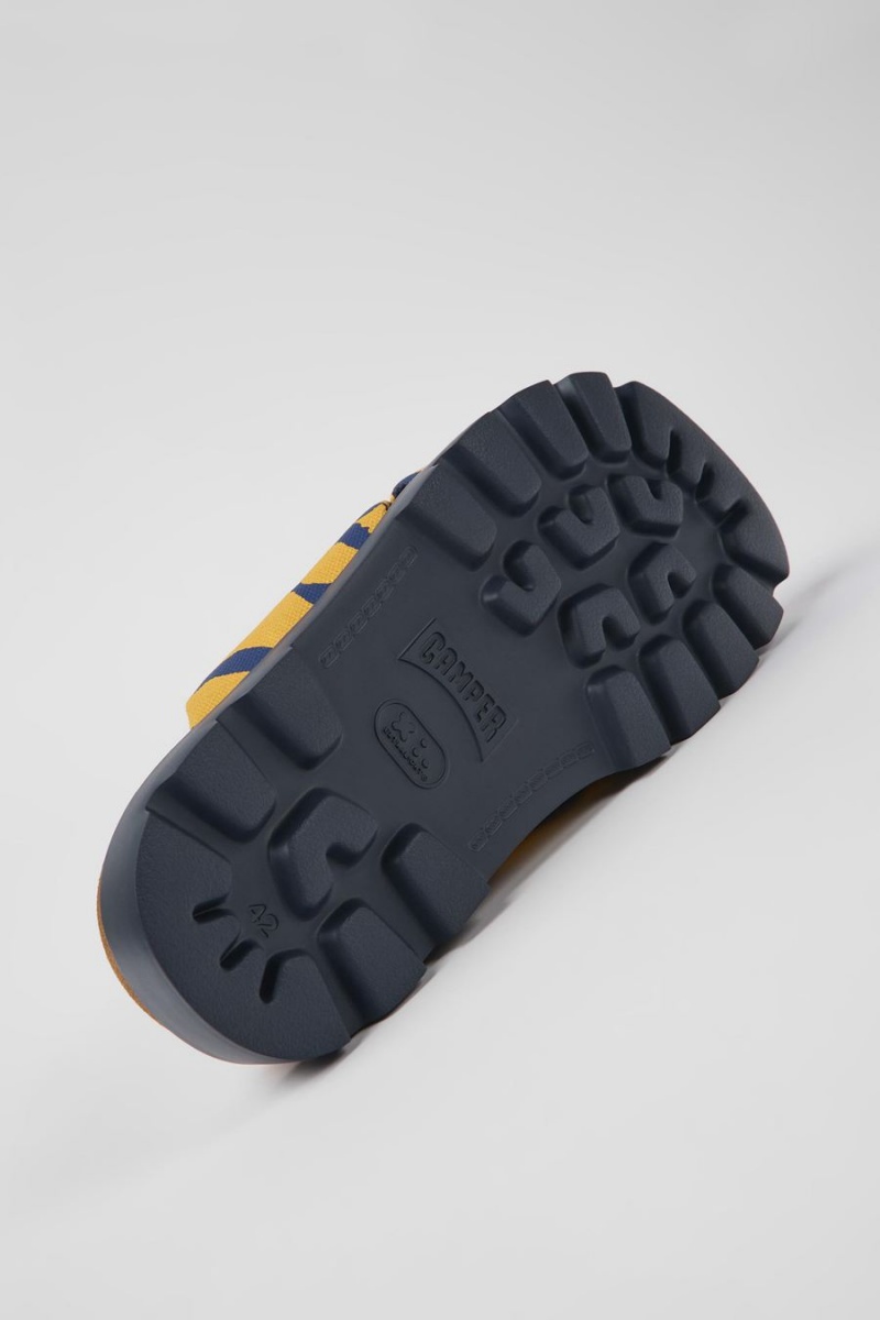 Yellow Men's Camper Brutus Recycled Cotton Sandals | 8701593-RZ