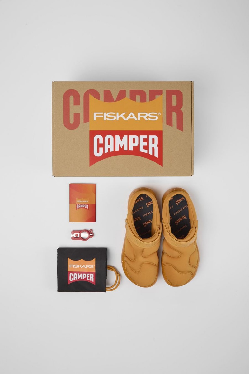 Yellow Men's Camper X Fiskars Pack Slippers | 3472850-KB