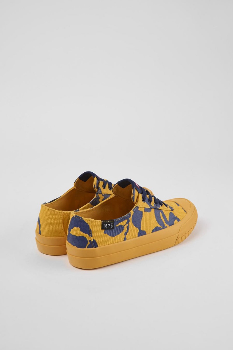 Yellow Women's Camper Camaleon Recycled Cotton Sneakers | 4062879-EL