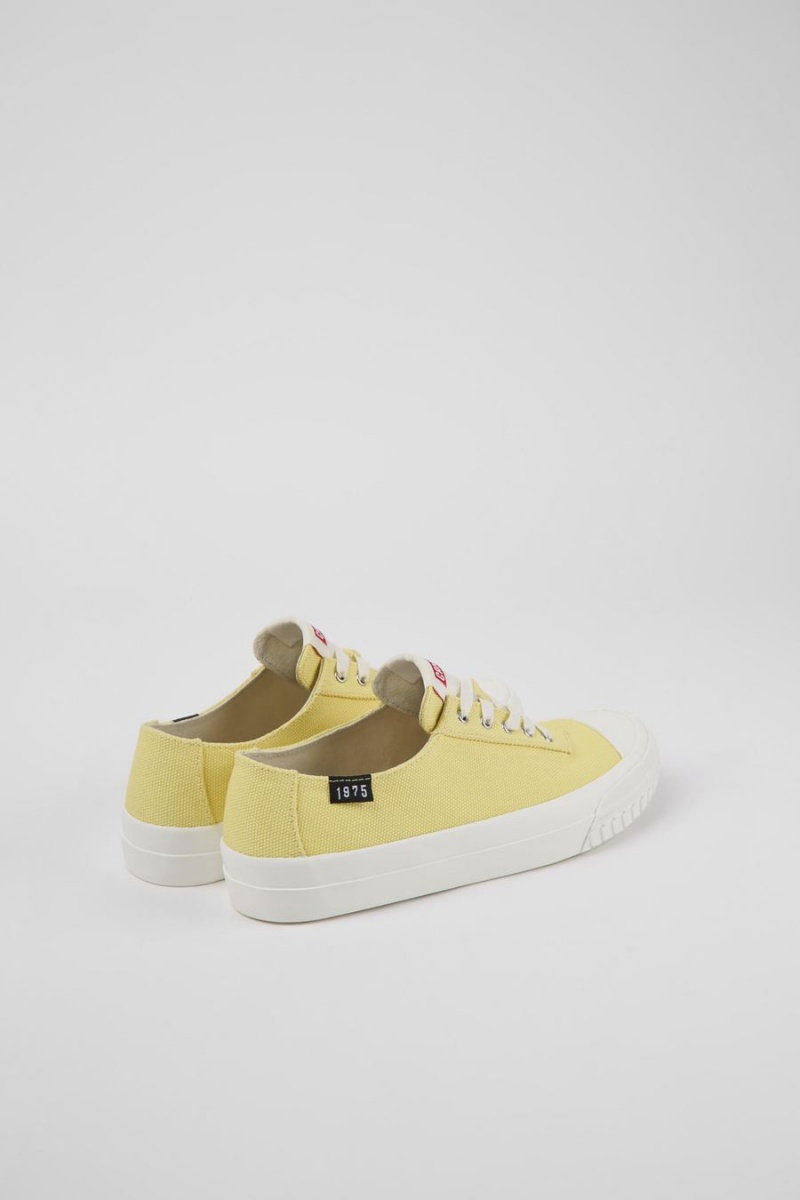 Yellow Women's Camper Camaleon Recycled Cotton Sneakers | 8164592-PU