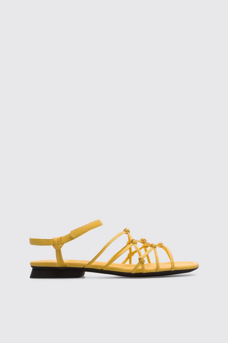 Yellow Women's Camper Casi Myra Sandals | 4287619-LA