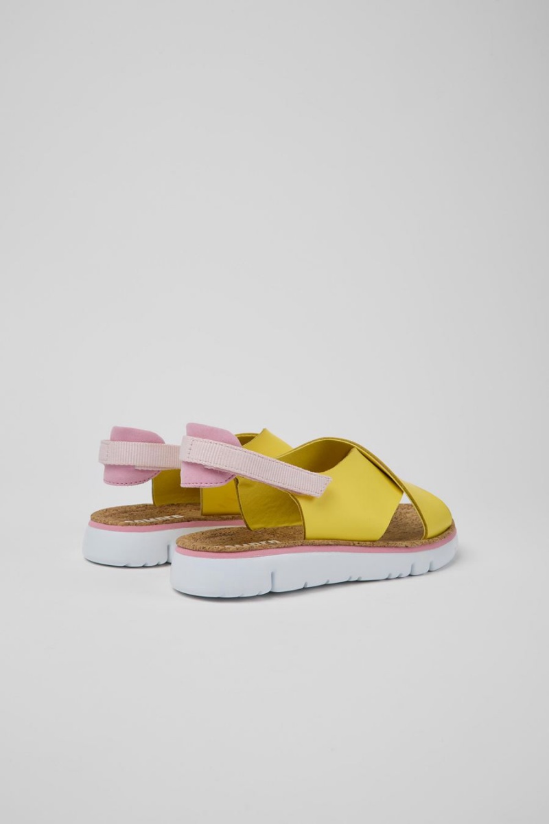 Yellow Women's Camper Oruga Sandals | 3872514-FQ